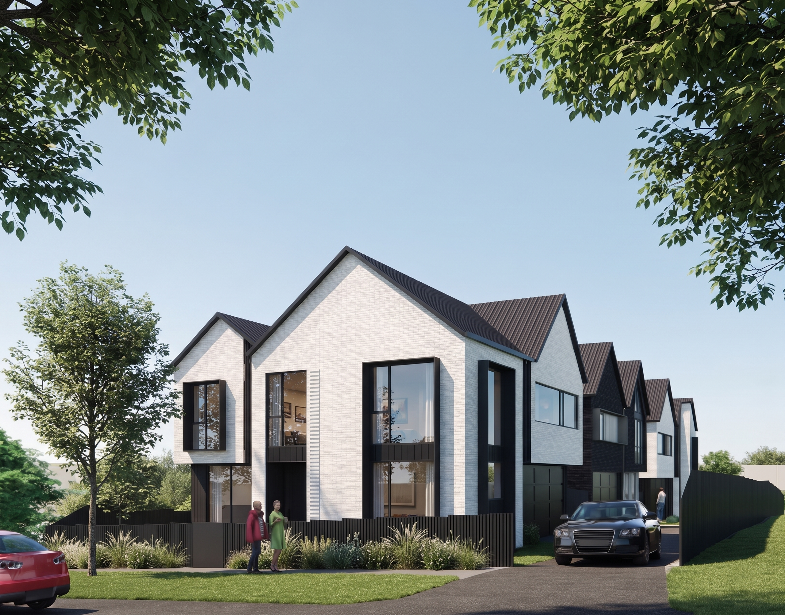 Exterior render of 28 Sierra Street, a current project by Reco Construction